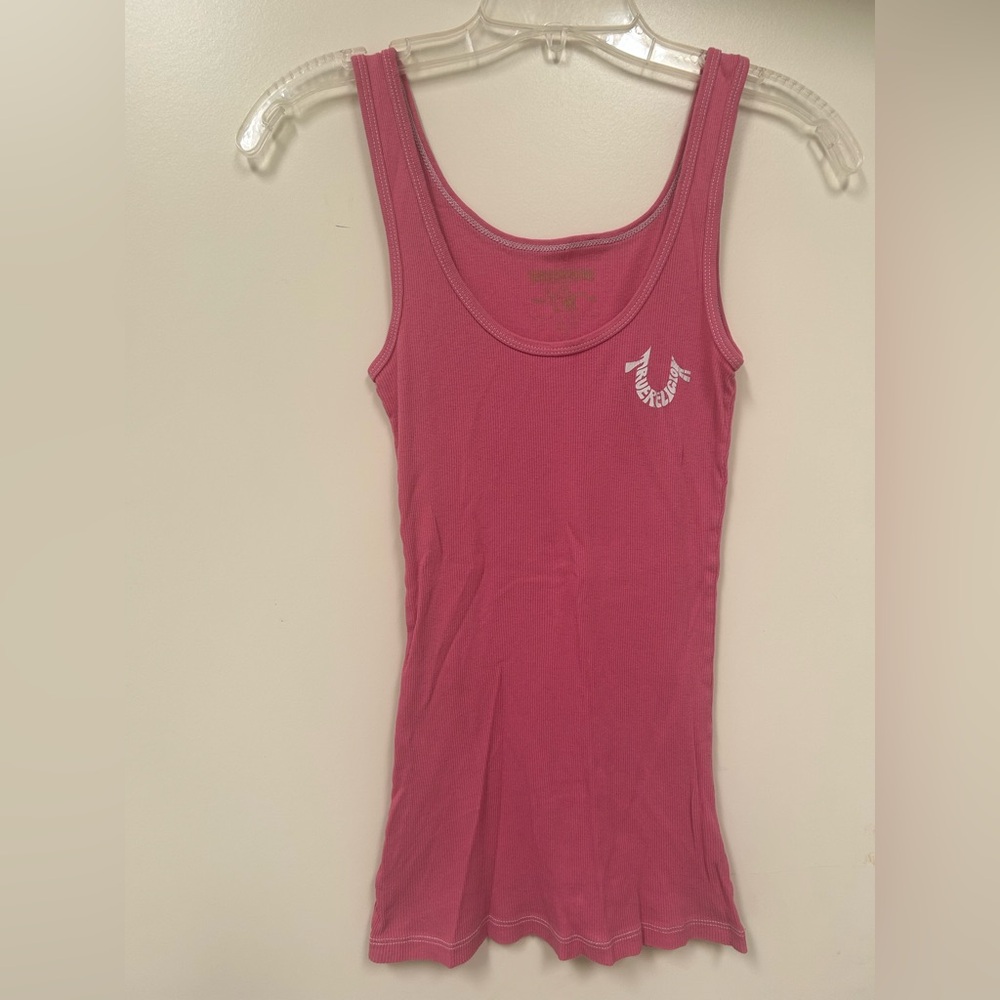 Pink True Religion tank top